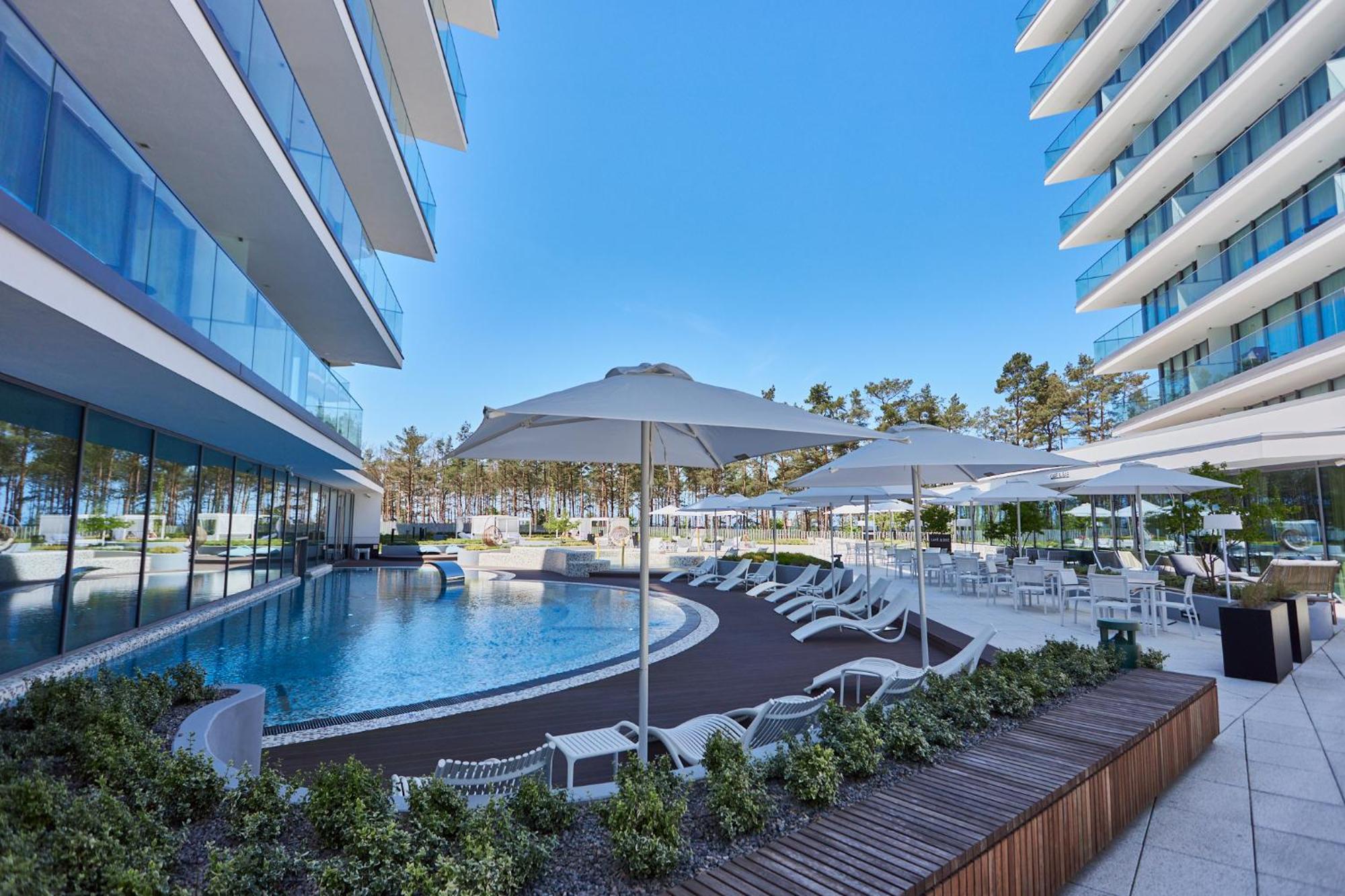 Wave De Luxe Studio Resort&Spa 755B - Sea View Miedzyzdroje Exteriör bild